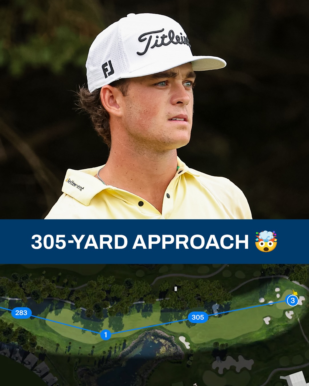 21-year-old Jackson Koivun soars up the leaderboard with an eagle @3MOpen.
 
📺 CBS