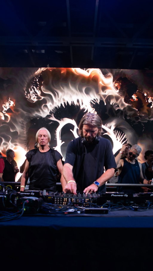Marcel Dettmann and DJ Hell for a world first back-to-back.