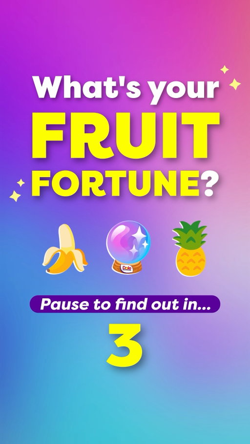 What will your fruit fortune be? 🔮 Tap the screen to pause and find out, and let us know in the comments!