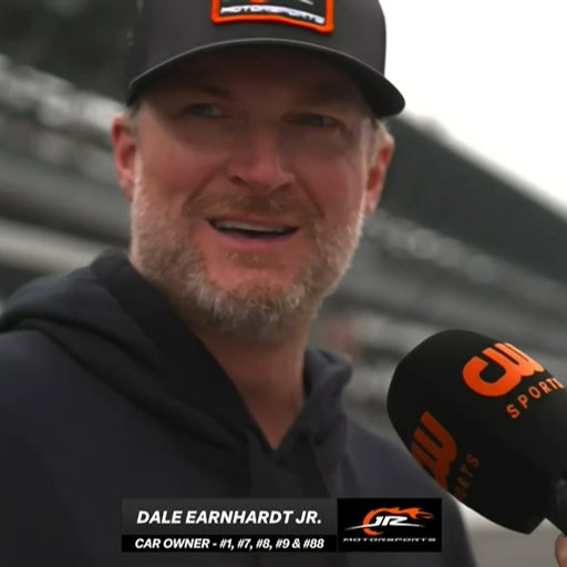 "He's like a son almost."

@dalejr gets emotional after watching @carsonkvapil capture his first career victory.