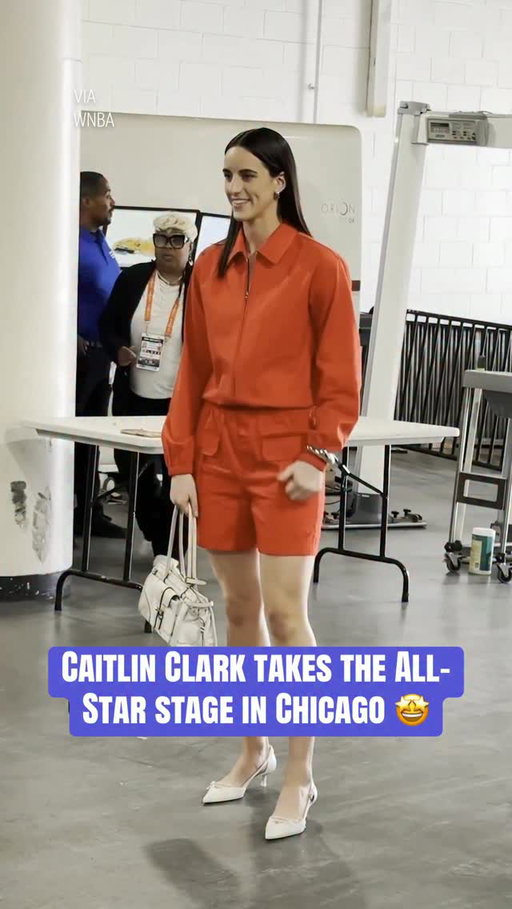 Caitlin Clark steps onto the scene ahead of the 2026 WNBA All-Star Game 🏀

(via @wnba)