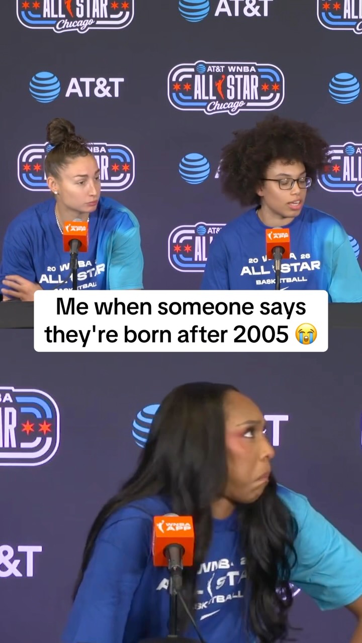 A’ja Wilson couldn’t believe Olivia Miles was born in ‘03 😂

(via @wnba)