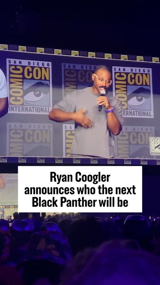 at comic-con, director ryan coogler officially announced 'black panther 3' — and who will be playing the marvel superhero 👀