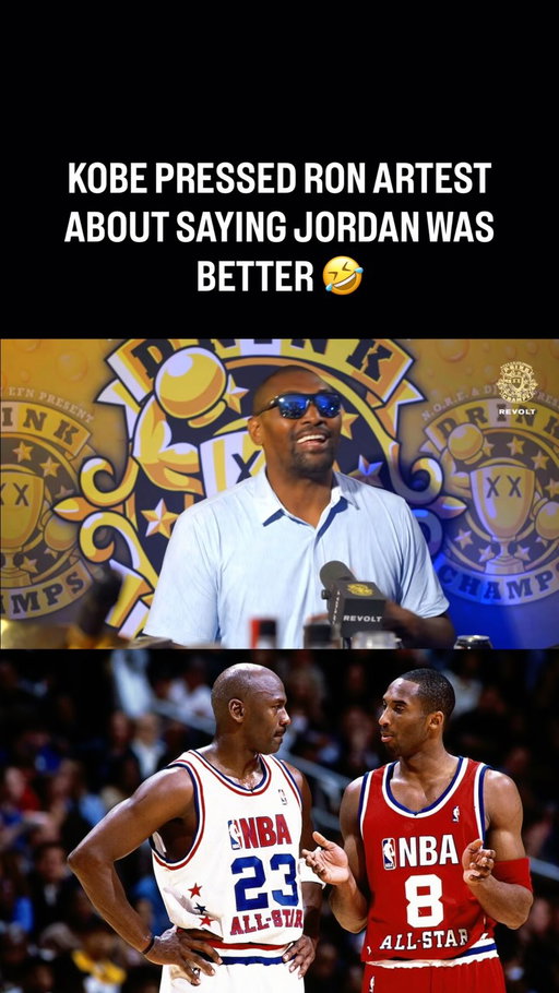 This Kobe story of him calling Ron Artest after watching Artest on a podcast is HILARIOUS 🤣 said he’s better and here’s why. Kobe was a maniac fr 💀💜💛 🐍 @kobebryant @mettaworldpeace37 via @drinkchamps @therealnoreaga #lakers #kobebryant #ripkobe #mettaworldpeace #ronartest