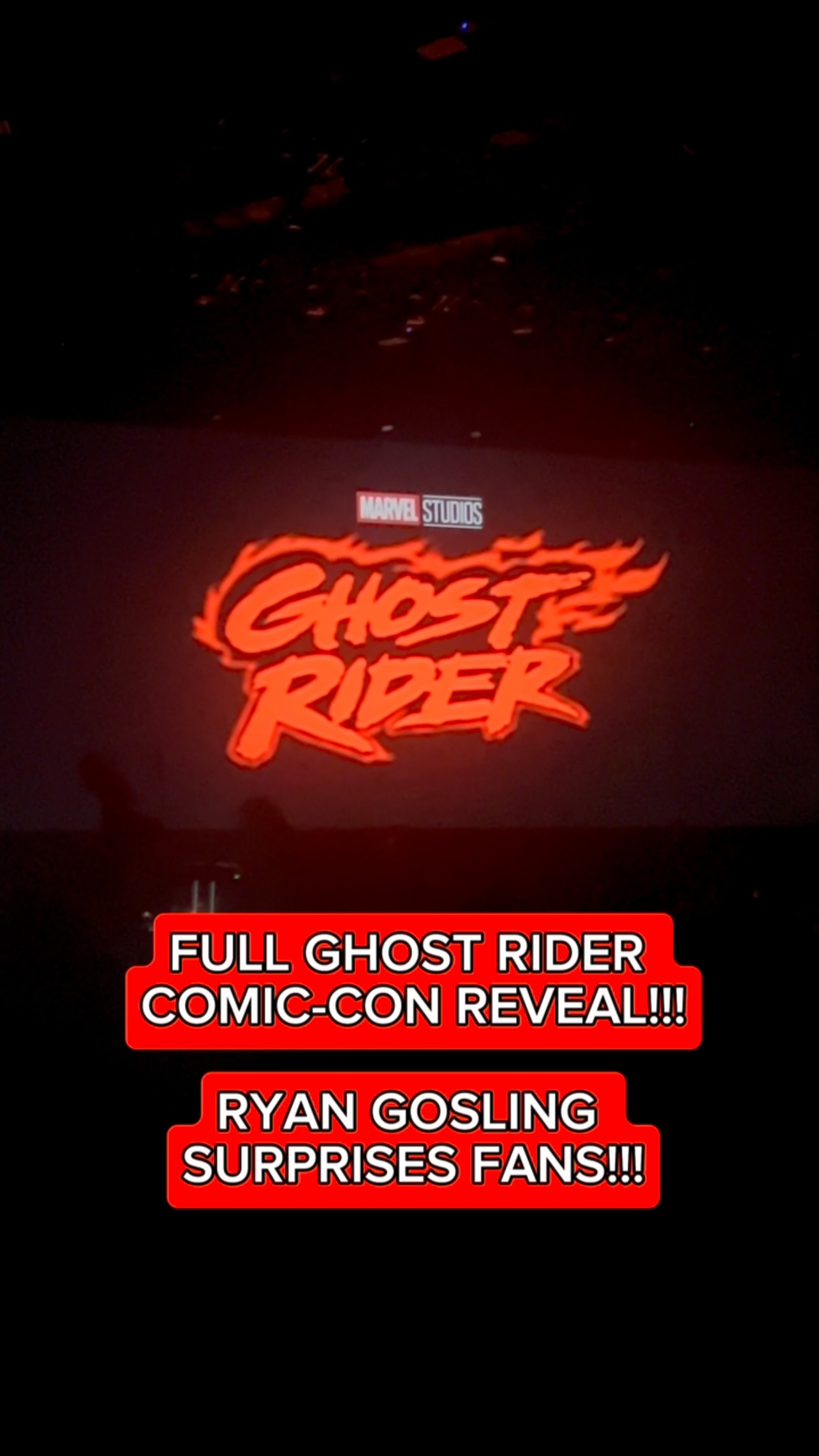 RYAN GOSLING IS GHOST RIDER!!! #comiccon #marvel #sdcc #ryangosling #ghostrider