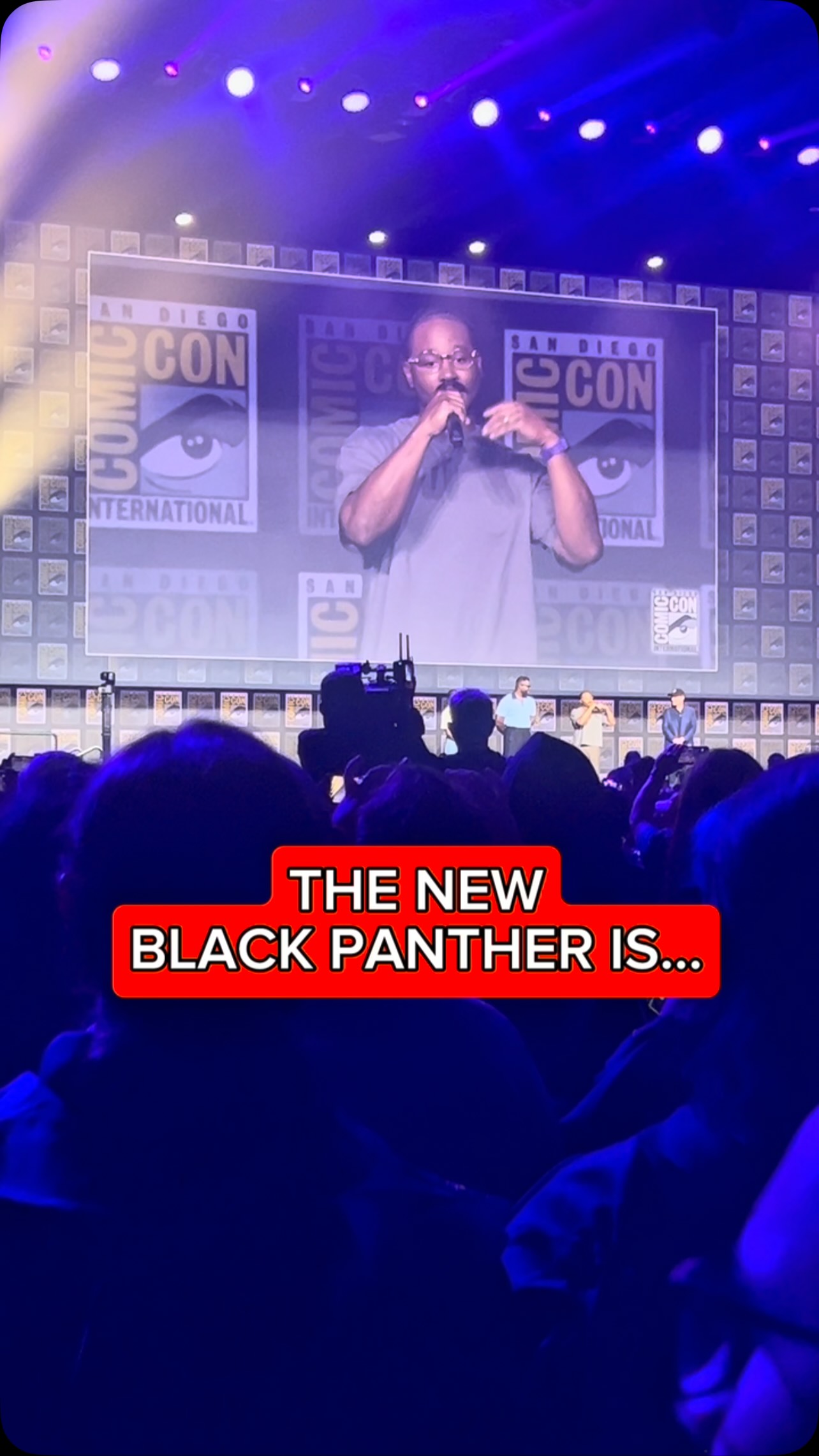 THE NEXT BLACK PANTHER… #sdcc #comiccon #marvel #blackpanther