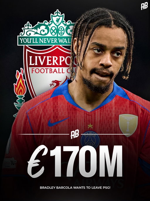 This is HUGE… Bradley Barcola wants to leave PSG this summer, and he’s given his priority to Liverpool as his new club! 🤯

PSG want up to €170M for the 23-year-old, as per Ben Jacobs, insisting he is worth more than Morgan Rogers and Elliot Anderson. 👀💰

This summer window is actually insane 😮‍💨