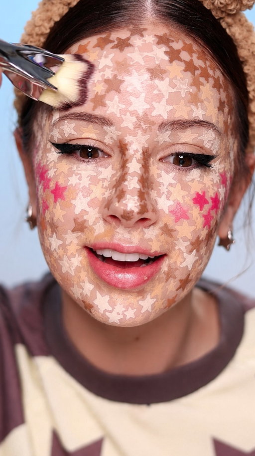 star blindness 🤩⭐️ #makeupchallenge