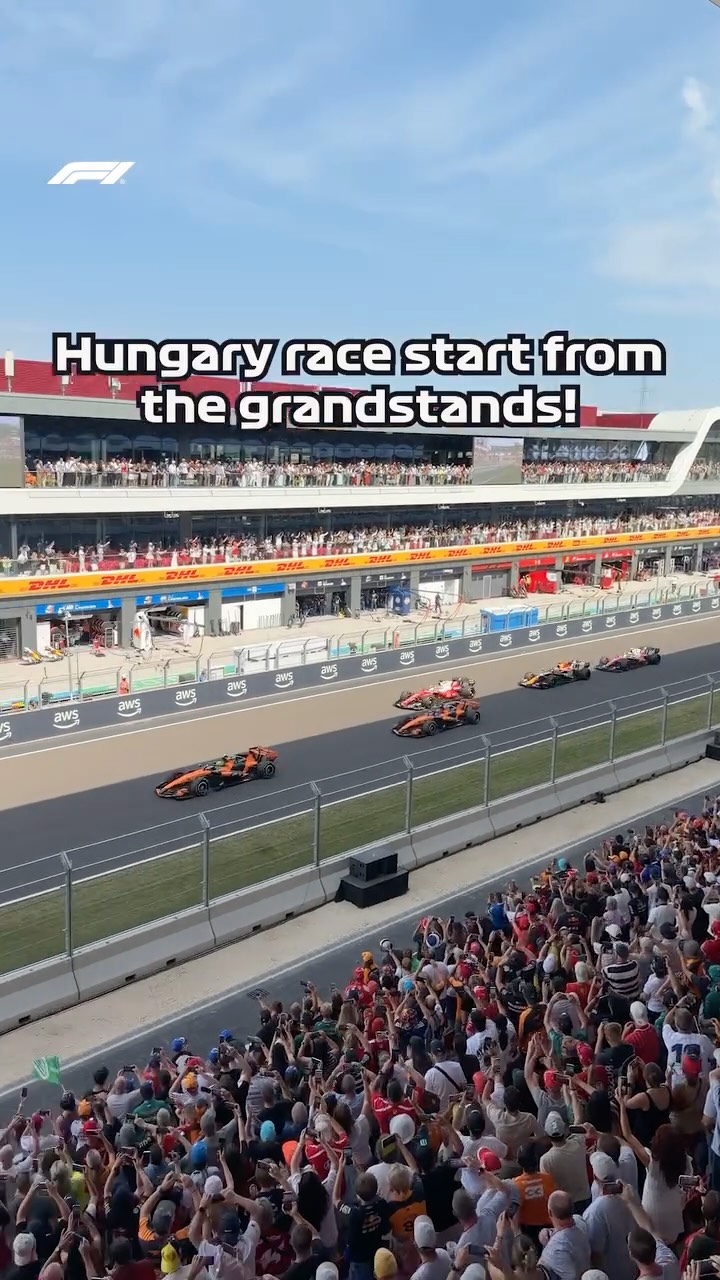 Battling down to Turn 1! ⚔️

Here is how the Hungarian Grand Prix start unfolded from trackside 😮‍💨

#F1 #Formula1 #HungarianGP