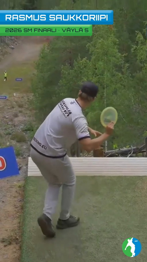 Rasmus Saukkoriipi ja uskomaton HOLE IN ONE väylällä 5 SM-kisojen finaalikierroksella!🤯