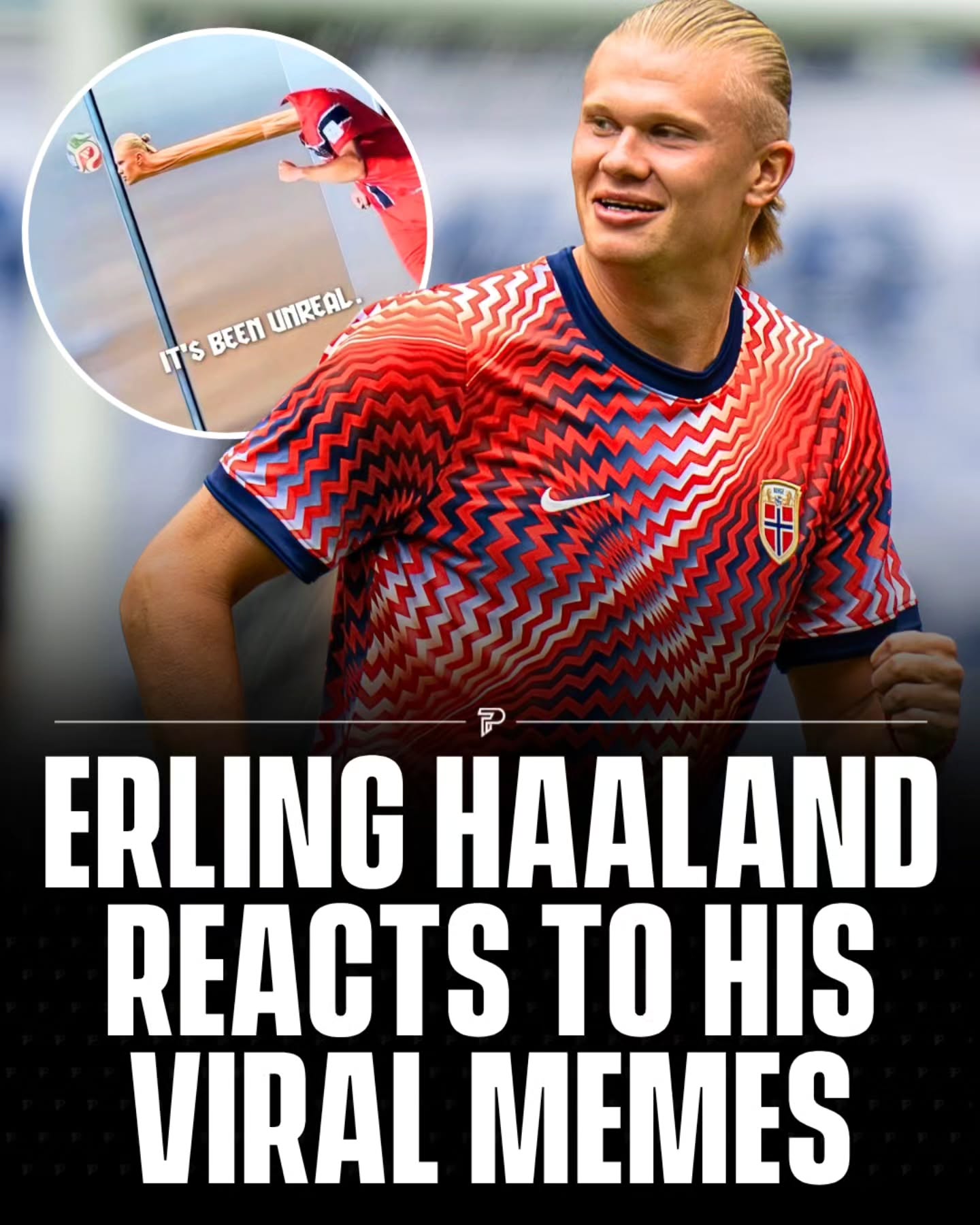 Erling Haaland jumped on YouTube to react to the best memes from Norway's World Cup run and it did not disappoint. He laughed through edits of his face on dinosaurs, green onions, and mops styled with his blonde hair, and when the Kid Majin Buu comparison from Dragon Ball Z came up, he simply said "I mean I don't disagree."

Haaland scored 7 goals in 5 matches before Norway were knocked out by England in the quarterfinals. He is also set to voice a Viking Marauder in the upcoming animated film "Viqueens."

(via: @erling)

#Pubity #Viral #Sports
