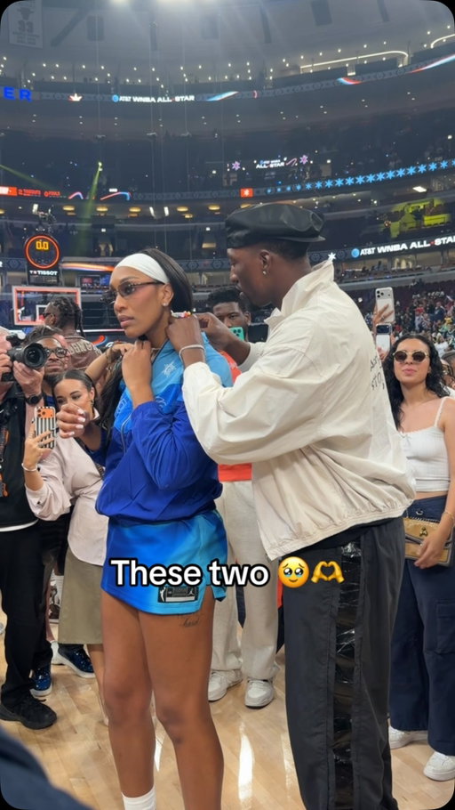 Your favorite couple’s favorite couple @wnba 🥲 

#wnba #ajawilson #bamadebayo #couplegoals