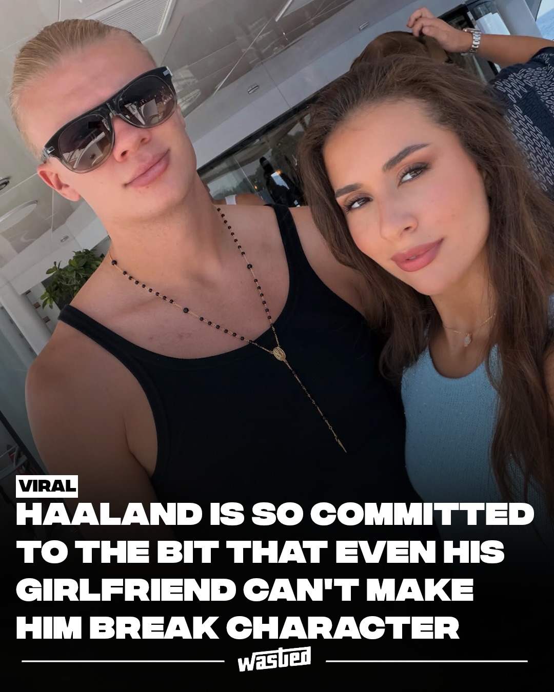 Erling Haaland turned 26 on July 21, and his girlfriend Isabel Haugseng Johansen marked it with a tribute on Instagram, posting couple photos from a yacht captioned "Happy birthday my love." Haaland's reply in the comments ran to a single word: "nice."

The celebration itself was a Viking-themed party off Sicily with family and close friends, and the striker leaned all the way into the bit, posing on deck in a black tank top, sunglasses, and a Viking helmet with the caption "26 years. Nice." The spread reflected his well-documented diet, tomahawk and ribeye steaks, ribs, cold cuts, and caviar, alongside mini golf on the yacht and jet skis with Norway teammate Sander Berge. He later thanked fans for the messages: "Life has changed forever! And I love it! Peace out."

Johansen, 22, is a former footballer who played for Bryne FK, the same hometown club where she and Haaland first knew each other as kids. The pair have been together since at least 2021 and welcomed their first child, a son, in December 2024.

Sources: TMZ, Gulf News, HOLA!.