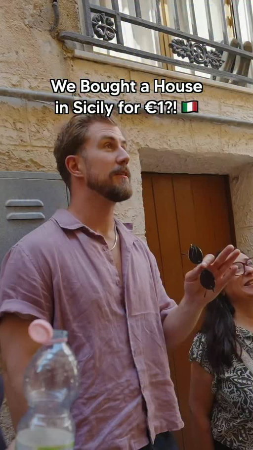 When we heard you could buy a house in Sicily for just €1, it sounded too good to be true… 🤔

So we found a skeptic online and invited him to Sicily to investigate it with us.

Together, we explored the homes, met the people behind the initiative and discovered whether the offer was actually real.

Would you ever take a chance on a €1 house in Sicily? And did the experience change his mind?