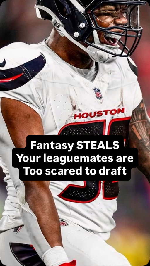 Fantasy football steals your leaguemates are too scared to draft #fantasyfootball #nfl #football #nflfootball
