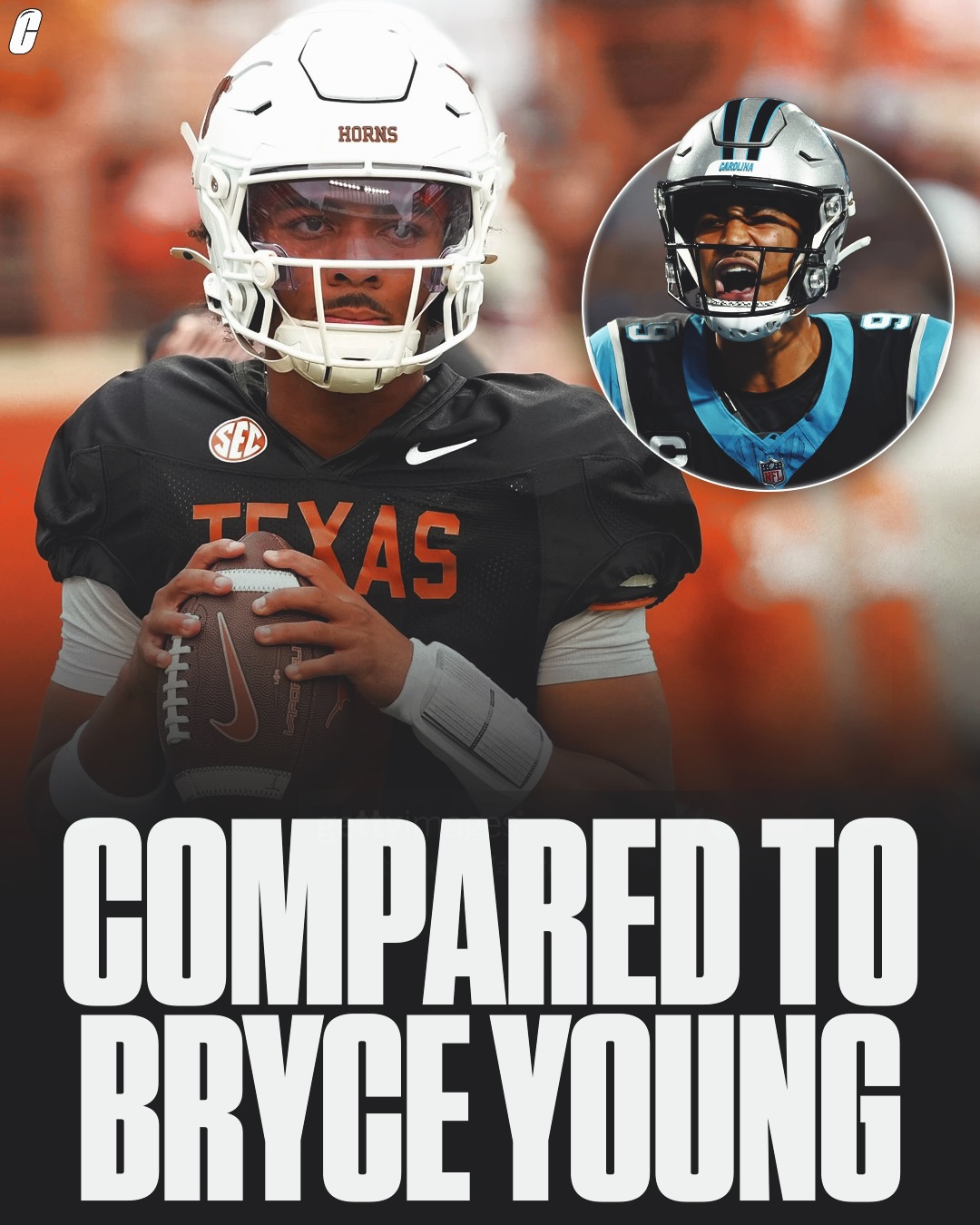 Steve Sarkisian had high praise for his QB2 KJ Lacey 👀 

He compared him to Heisman winner and #1 overall pick Bryce Young, who he coached for a season in 2020.