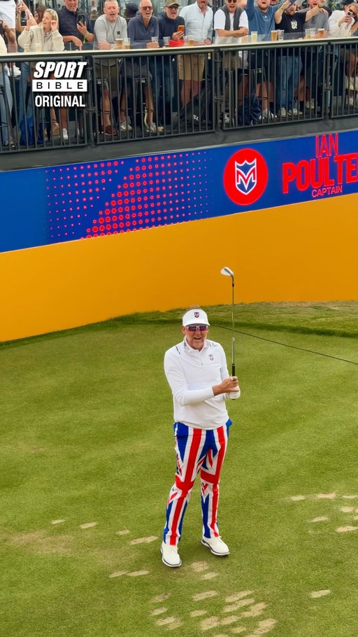 Ian Poulter bringing back his 2004 British Open look 🇬🇧👖