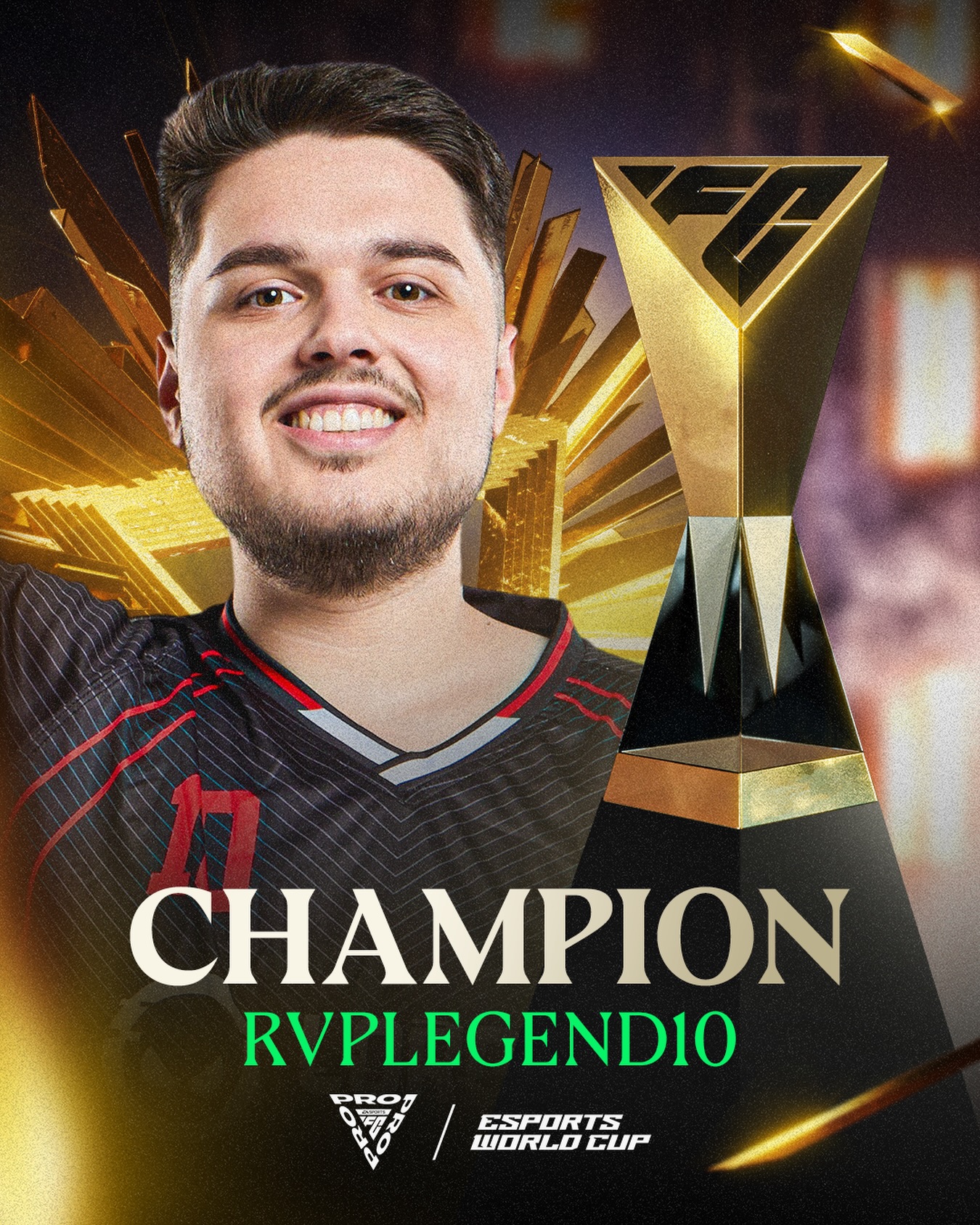 RvPLegend10 is the 2026 FC Pro World Champion! 🏆 #FCPro #EWC
