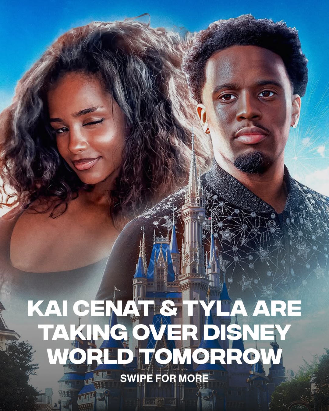 Kai Cenat has announced he’ll be streaming again tomorrow, reuniting with Tyla for a trip to Disney World. 🔥

(📸: @kaicenat)