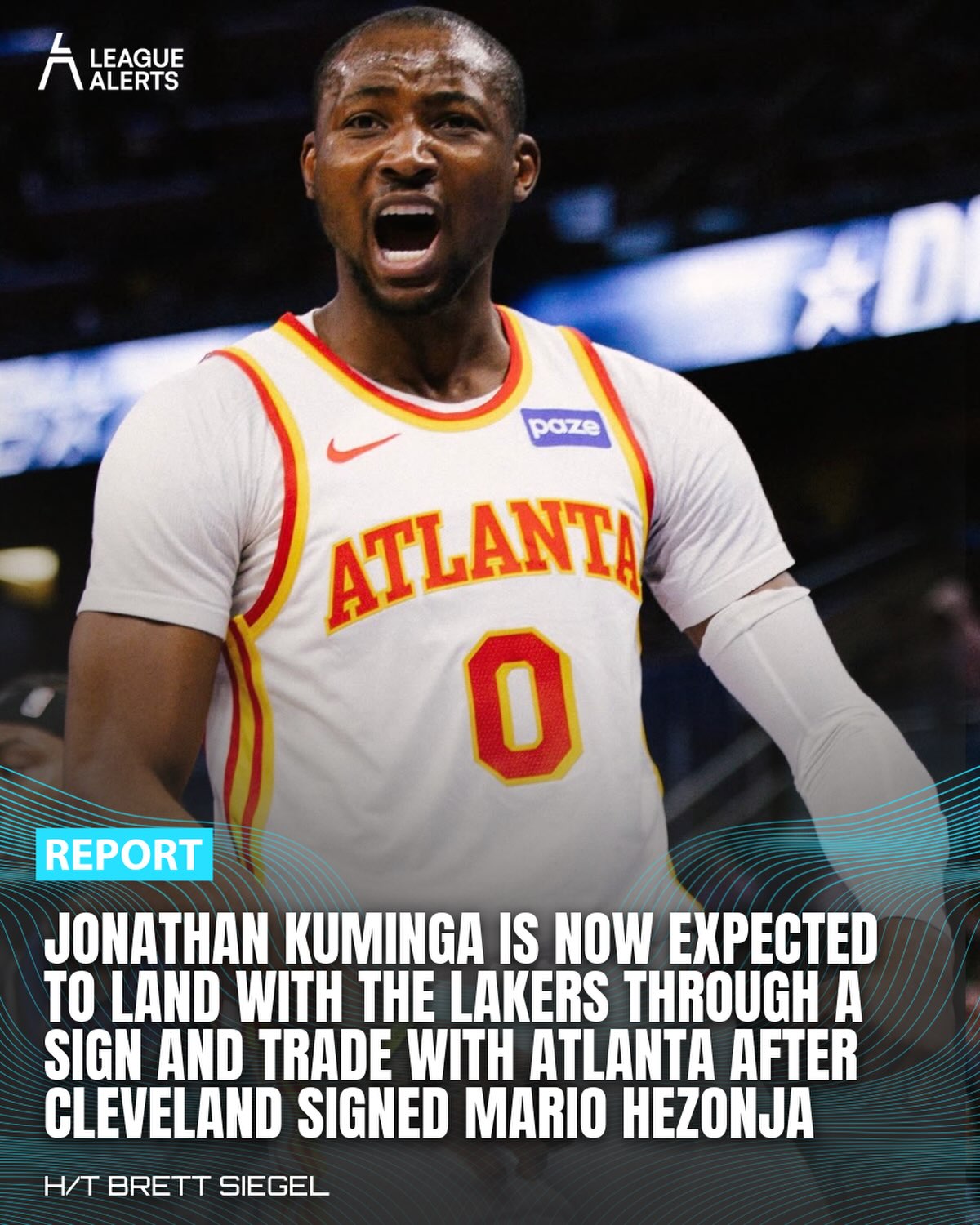 Cleveland adding Mario Hezonja takes the Cavs out of the race and leaves Los Angeles as the only real suitor left for Jonathan Kuminga. Jarred Vanderbilt is expected to be involved in the deal with the Hawks.