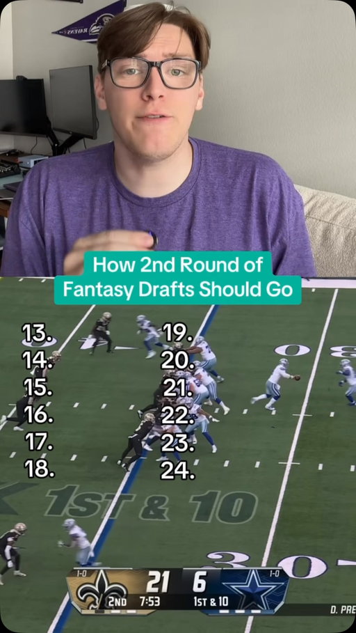 #fantasyfootball #fantasydraft #2ndroundpick #fantasyadvice #nfl