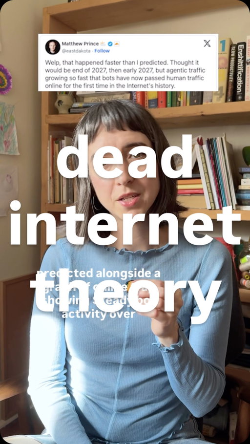Are we entering the “Afterlife Era” of the internet? Bot traffic just surpassed 50% and the stench of death is all around. Where does online culture go from here? #deadinternettheory #aiagents #aislop #internetculture #socialmediaexpert