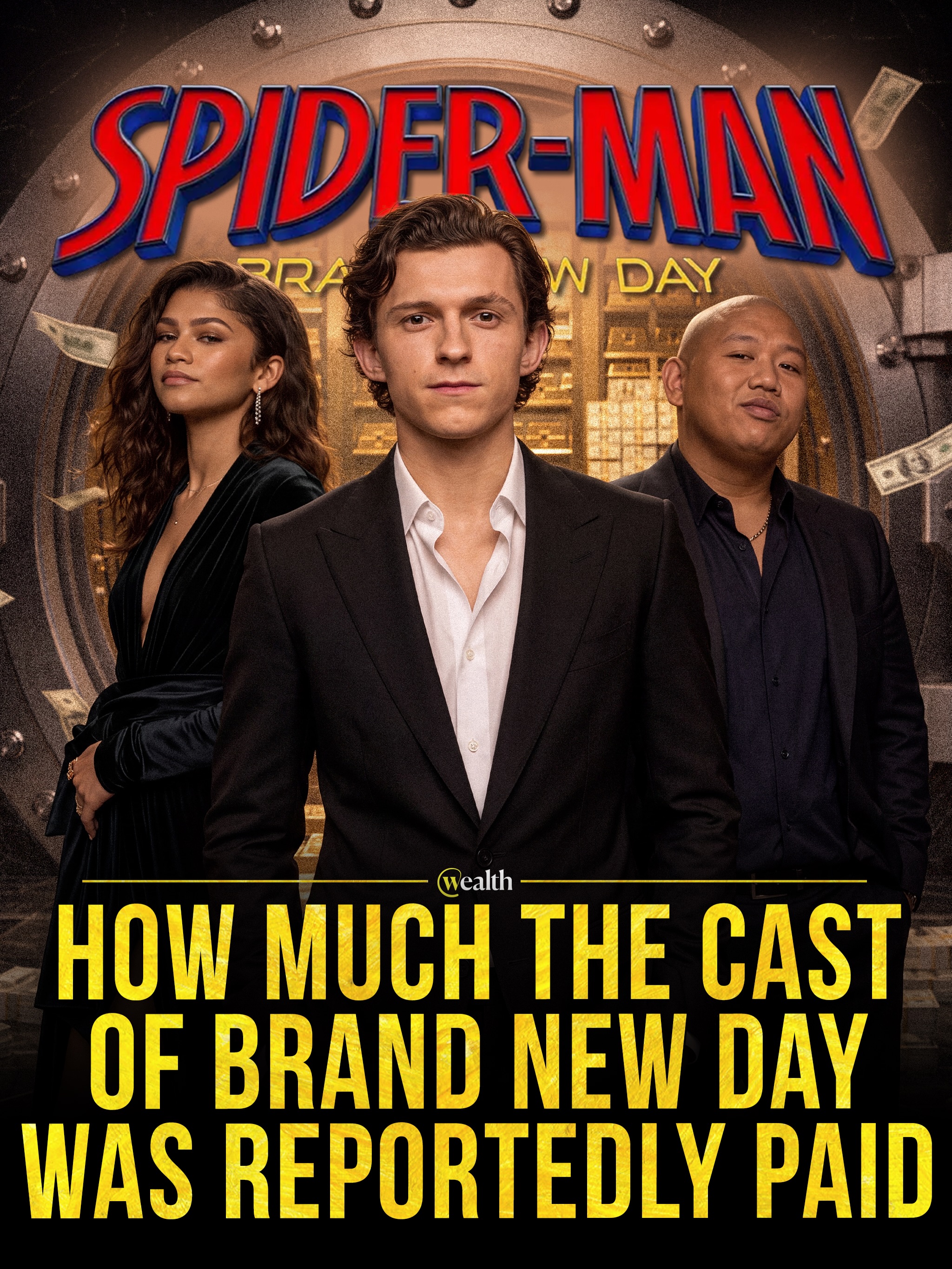Spider-Man’s reported cast pay stretches from $1 million to $20 million. 🕷💰

Tom Holland carries the highest estimate at $20 million, followed by Mark Ruffalo at $12 million and Zendaya at $8 million. Estimates for the five other named cast members range from $1 million to $6 million.

Sony confirms all eight actors will appear in Spider-Man: Brand New Day, directed by Destin Daniel Cretton and opening in theaters on July 31, 2026.

#SpiderMan #BrandNewDay #TomHolland #Marvel #MovieNews