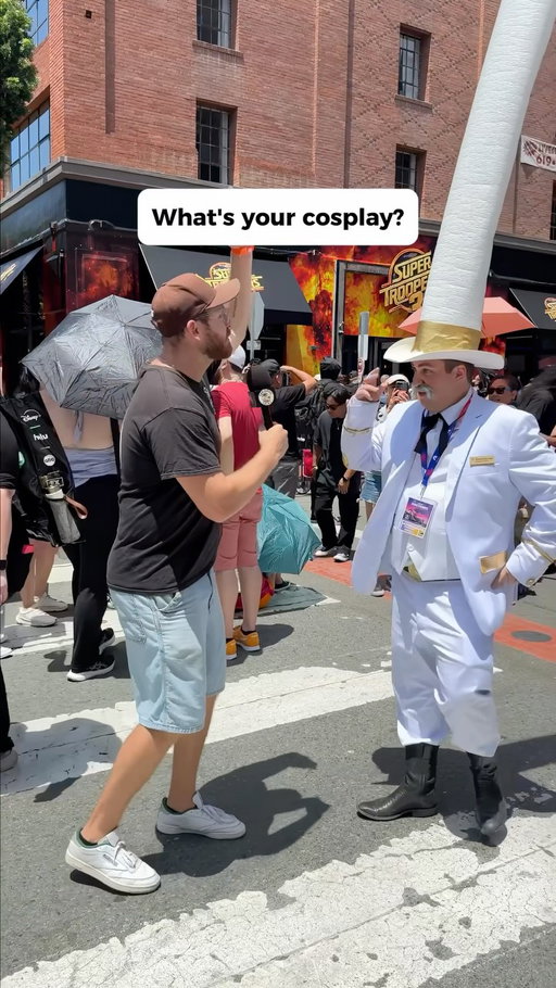 What’s your cosplay at Comic-Con?

#comiccon #streetinterview #sdcc