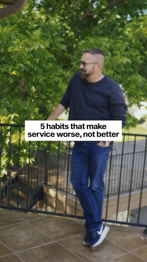 5 habits companies adopt thinking they’re improving service, when they’re actually making it worse:

1. Scripting interactions. The second a human moment is scripted, guests feel the disingenuousness.

2. Treating everyone identically. Calling rigid uniformity a "standard" isn't fairness; it's autopilot.

3. Prioritizing speed over care. Delivering fast, forgettable service builds zero loyalty.

4. Distancing decision-makers. Keeping the people who can solve problems far away from the front line.

5. Incentivizing upsells. Rewarding quick transactions instead of long-term relationships.

Real hospitality isn't rigid, it's one-size-fits-one. It’s being present, seeing the person in front of you, and reacting with genuine care.

Follow @steveschwab1971 for more hospitality and leadership insights. #CustomerService #HospitalityLeadership #OperationalExcellence #BusinessStrategy