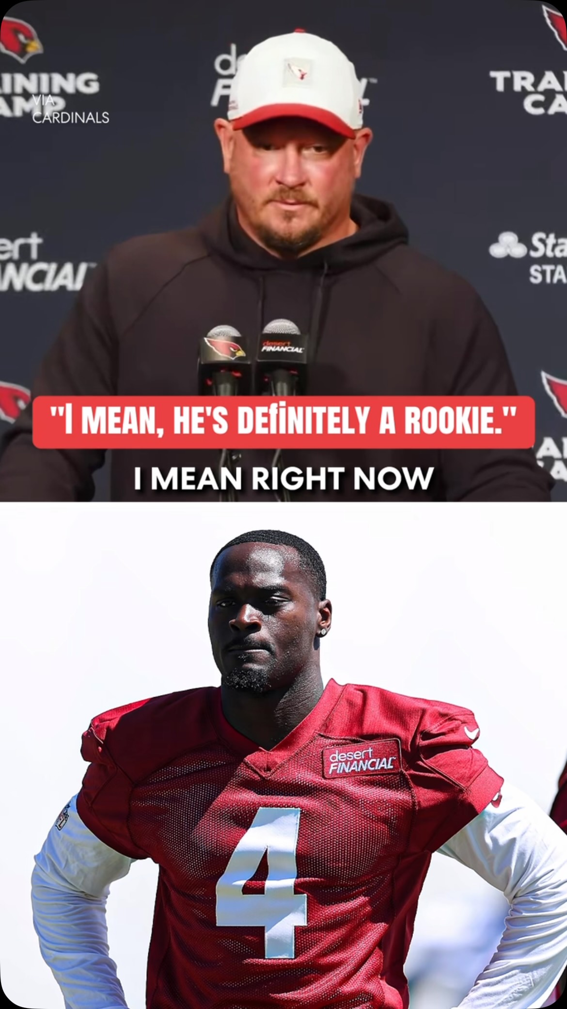 Cardinals OC Nathaniel Hackett on rookie and third-overall pick Jeremiyah Love’s progression 🏈

(via @azcardinals)