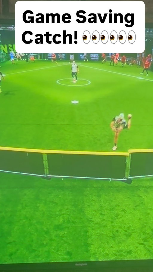 Incredible catch by @brendandudas brought the house (and fence) down! #blwwiffleball
