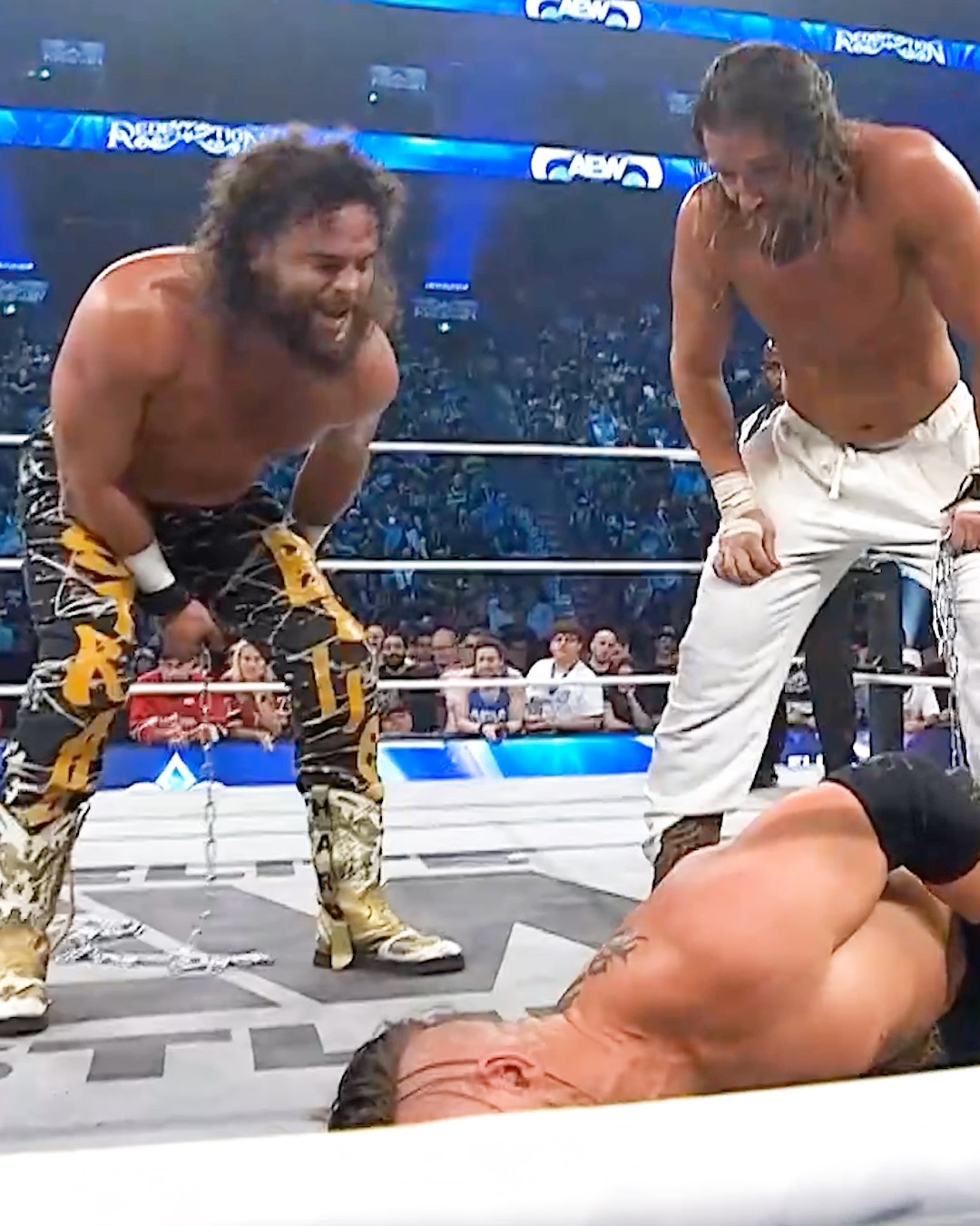 😖😖😖 @JayWhiteNZ

#AEWRedemption is LIVE on HBO Max PPV!