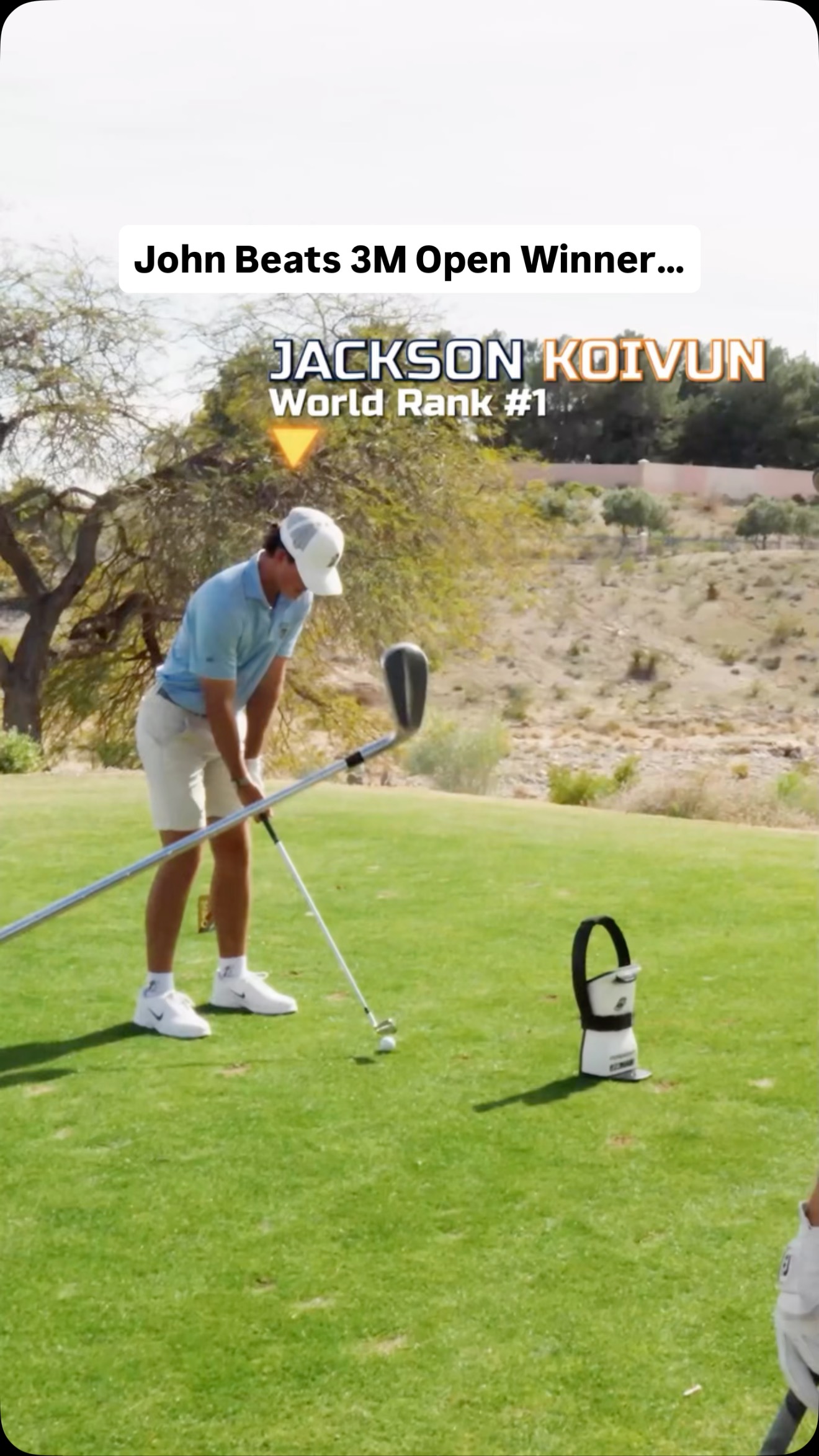 John beat a PGA Tour winner 🤯
•
•
•
#golf #golfstagram #golfer #pgatour #winner