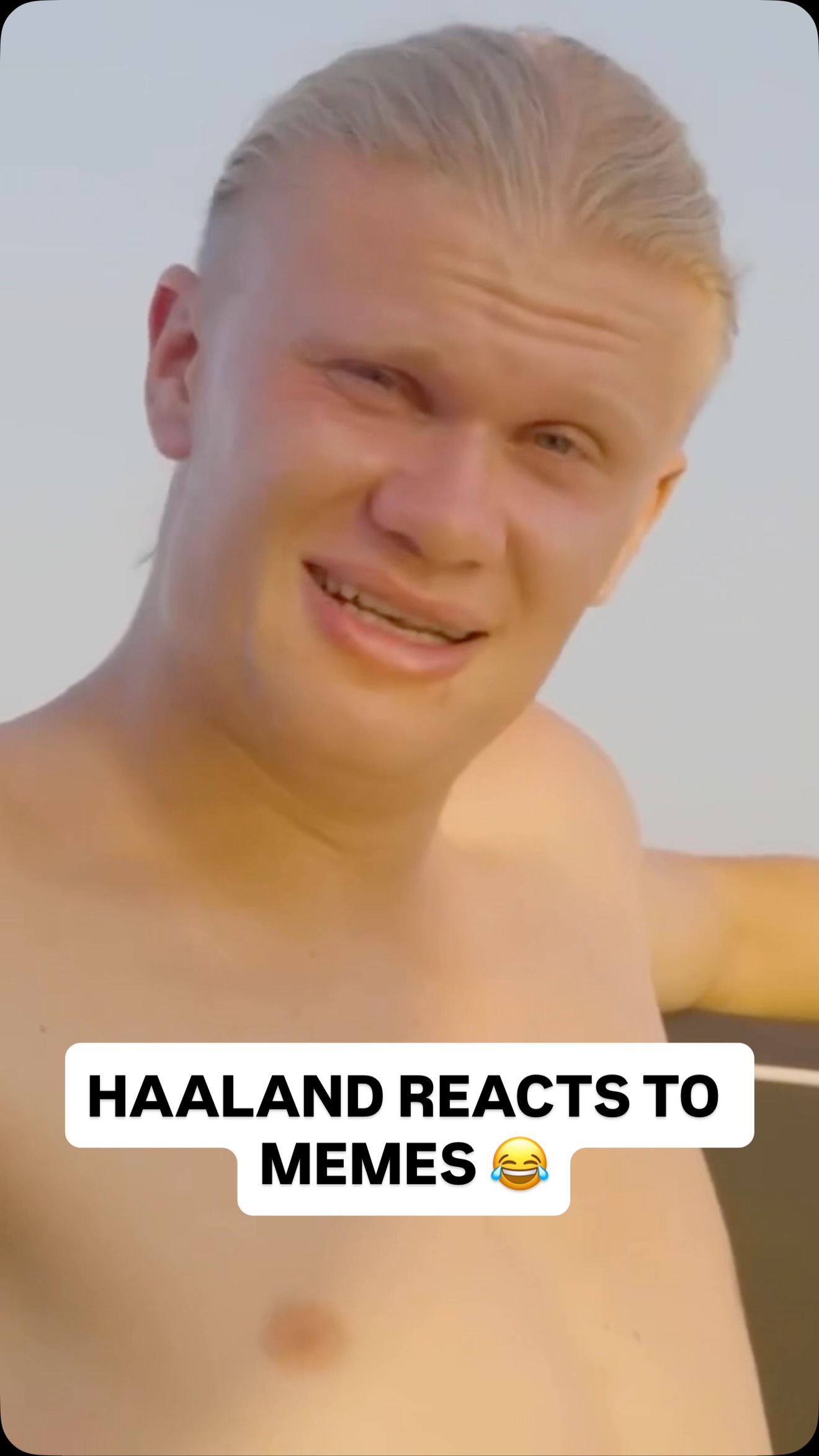Erling Haaland was enjoying all the memes made about him during the #FIFAWorldCup 😅

(via: YT/Erling)