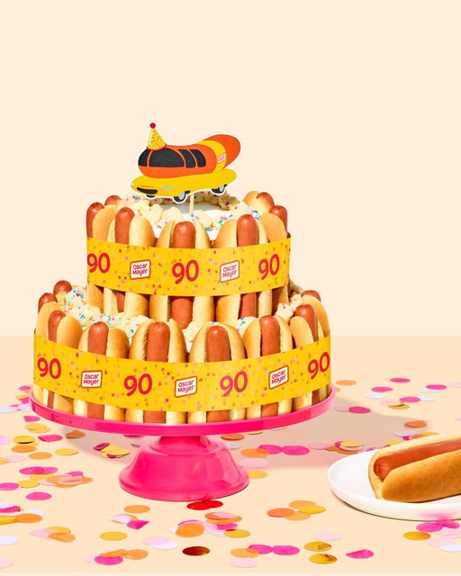 90 years of the Wienermobile?! 🌭🎉 Happy Birthday to the 27-foot hot dog on wheels that’s been sparking smiles wherever it rolls. 
 

To celebrate, we’ve teamed up with @milkbarstore to create the birthday cake of every Wienermobile’s dreams. Pick up an @oscarmayer Wiener Cake at select Milk Bar locations, 7/31-8/2!