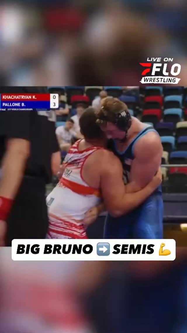 With two techs in this morning’s session at the U17 World Championships, Bruno Pallone punched his ticket to the semis. Watch LIVE at 10 ET on FloWrestling!