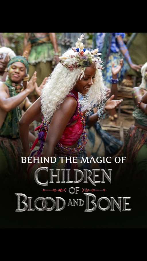 Go behind the scenes as the world of Orïsha comes to life. Trailer drops TOMORROW. #ChildrenOfBloodAndBone - only in theatres and IMAX January 15, 2027.

Featuring
Director: Gina Prince-Bythewood
Production Designer: Hannah Beachler
Costume Designer: Charlese Antoinette Jones
Hair Designer & Department Head: Andrea Mona Bowman
Makeup Designer & Department Head: Matiki Anoff
Choreographer: Fatima Robinson
Supervising Stunt Coordinator: Daniel Hernandez