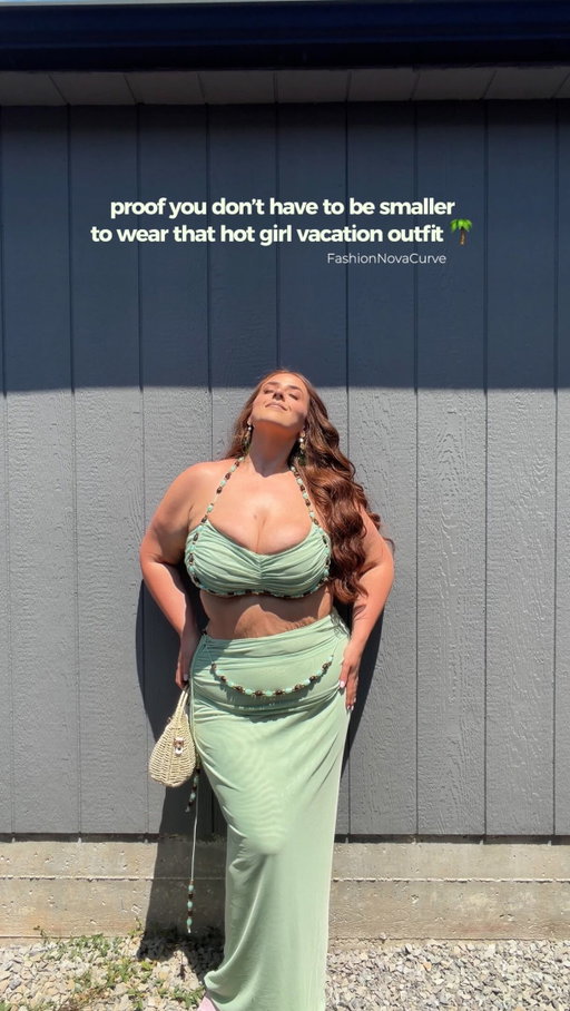 @FashionNovaCurve • your vacation wardrobe deserves to be as hot as the destination, at any size. 🌴🌺✨

- bora breeze beaded mesh skirt set
- going out for brunch handbag
- vista hermosa earrings
All from @FashionNova ✨

#PlusSizeStyle #curvyfashion #confidence #PlusSizeFashion #bodypositive