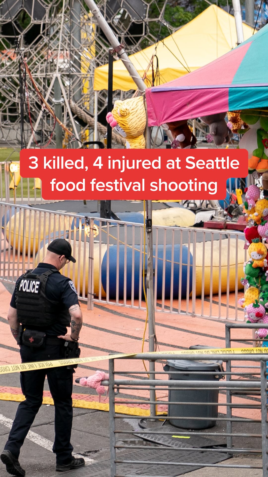 One suspect has been arrested, and police are searching for another after three people were killed and four, including a two-year-old toddler, were injured in a shooting at a Seattle food festival on Sunday. According to Seattle’s assistant police chief, there is no ongoing threat. MS NOW’s @vaughn_hillyard reports.