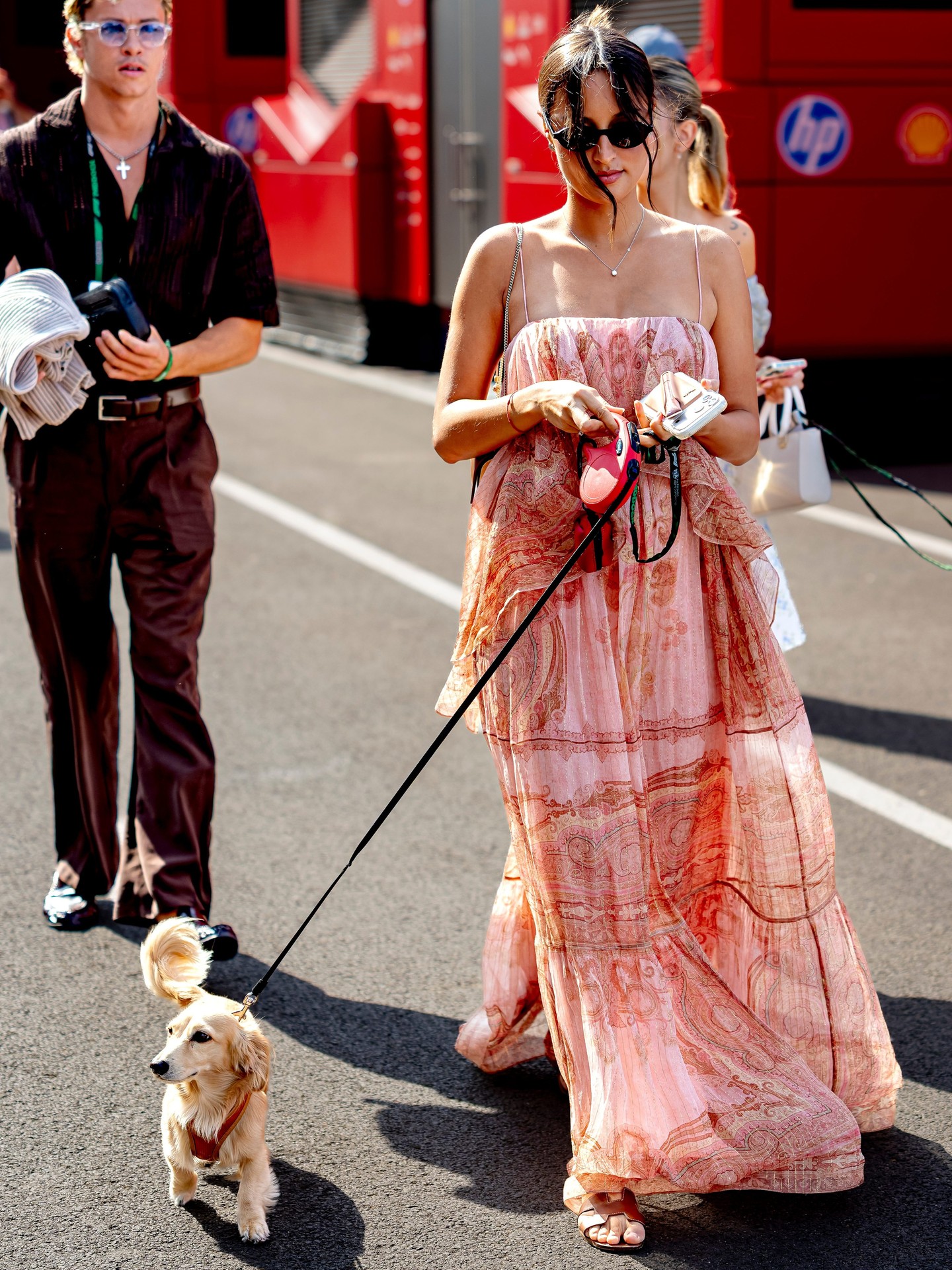 We already know no one does #F1 WAG dressing like #AlexandraLeclerc, and this weekend at the Grand Prix of Hungary she proved that point once again. While supporting her hubby #CharlesLeclerc, Alexandra opted for not one, but two flowy floral numbers on the paddock that are definitely going right on our summer moodboards.

📷: @gettyimages