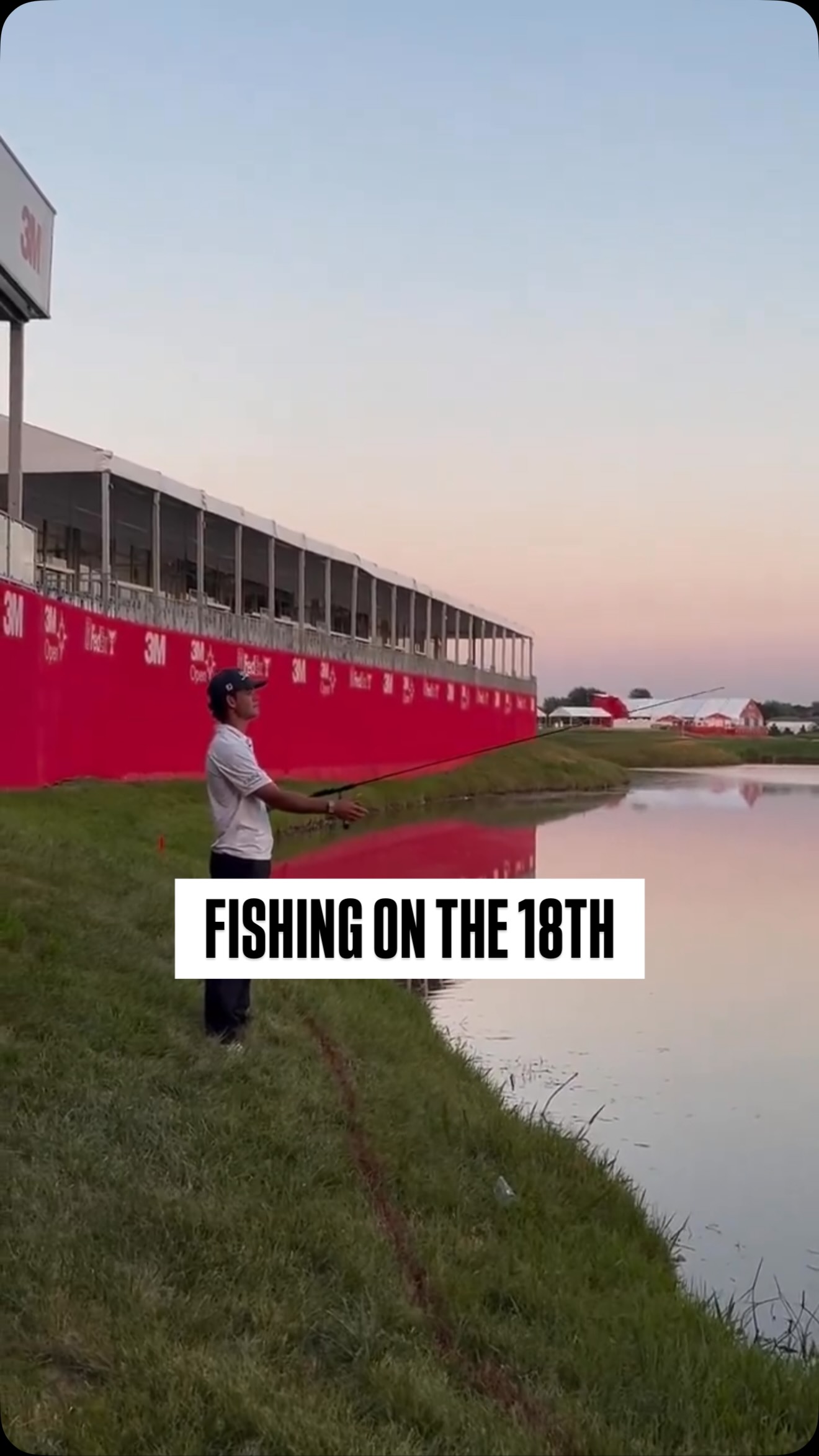 Jackson Koivun celebrated his first PGA Tour win by going fishing in the pond by the 18th green

Dudes rock