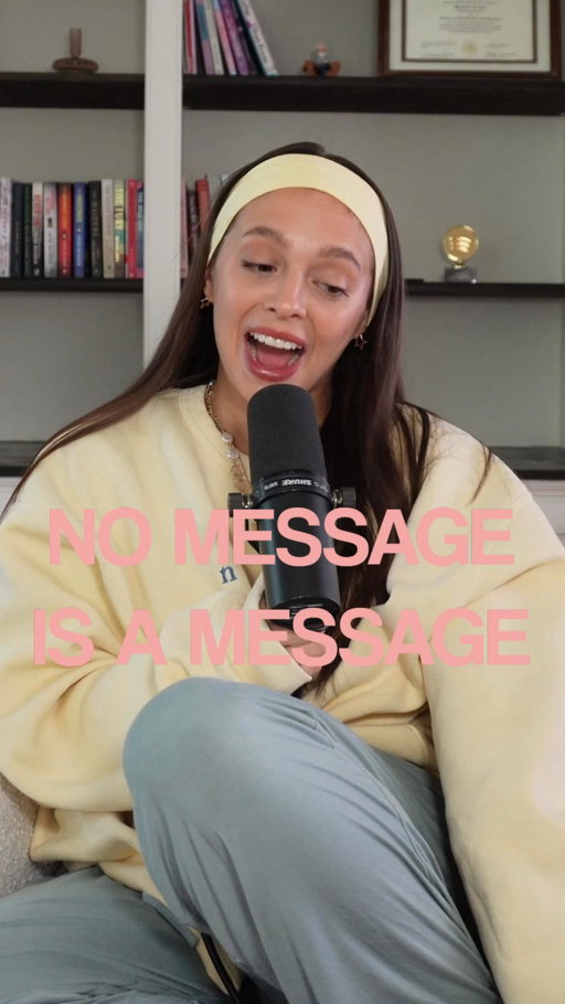 no conversation/no closure…is sometimes the loudest message you can send
