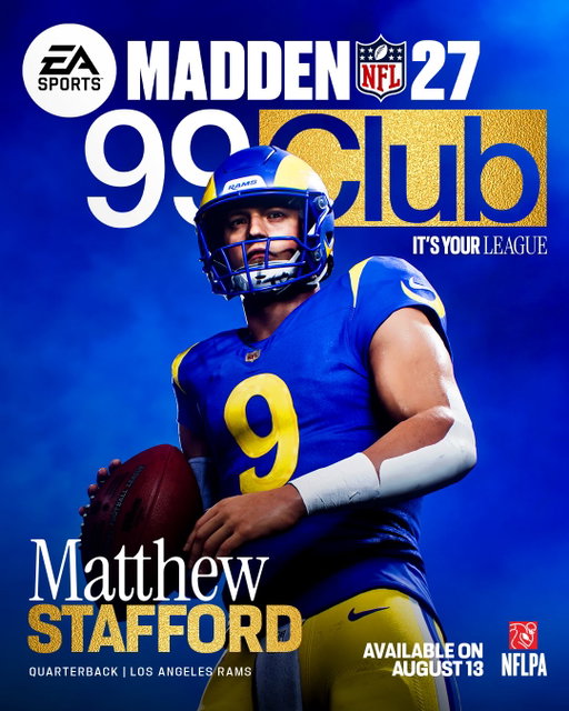 The #Madden27 99 Club is officially here.

Link in bio to check out the Ratings hub that will be updated all week. 3-day early access begins 8.10