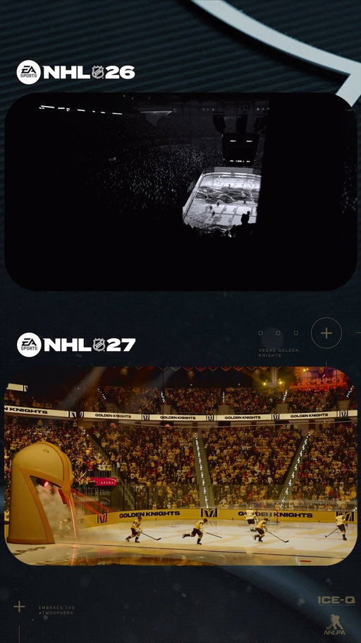 Pregame intros got the extended cut this year in #NHL27 🎬