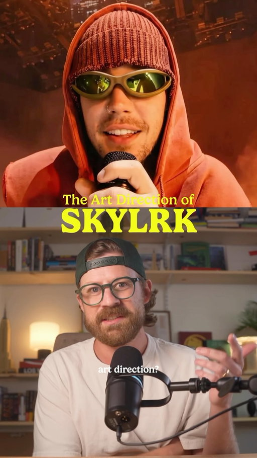 I went down the rabbit hole of images from @lilbieber’s brand @skylrk… who are his image makers?

Short answer - @finn.rushtaylor leading design
And those ghost-like gradients? They’re working with @serifa.

Fascinating to see how great creatives don’t always start from scratch, they connect collaborators together like conducting a small orchestra.

Are you a fan of this aesthetic from the SKYLRK team?