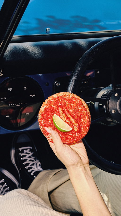 Flamin' Lime Crunch Cookie came to turn up the heat 🔥 Who's taking the first bite? #Crumbl