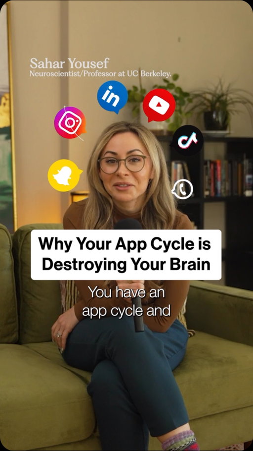 When you grab your phone and unlock it, what’s the first app you open? What’s the second? Third? That’s your app cycle and it’s important to notice when you’re in it!