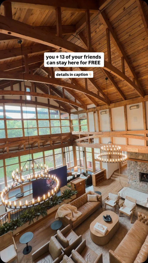 🎉 EPIC CABIN STAY GIVEAWAY: Win a 2-Night Stay at Afton Lodge! 🎉

- GIVEAWAY CLOSED -
** winner @abbymurphy23 **

I’ve partnered with the most amazing new Minnesota vacation rental - Afton Lodge by @terra2vacationrentals who just reached 10k 🎉 to give one lucky winner and 13 of their friends/family a 2-night stay at the incredible Afton Lodge in Afton, Minnesota, a one-of-a-kind, national park-inspired luxury lodge just 30 minutes from the Twin Cities.

✨ Prize Details:
• 2-night stay
• Sleeps up to 14 guests
• 7 bedrooms • 7 bathrooms
• Approximate prize value: $4,500

How to Enter:
✅ Follow @jonkreye & @terra2vacationrentals
✅  Like this post
✅  Save this post
✅ Tag 3+ friends in the comments (1 friend = 1 entry, unlimited entries)

🚨Bonus Entries (5 extra entries each):
✨ Share this post to your Story and tag @jonkreye and @terra2vacationrentals 
✨ Send this post to a friend
✨ Enter your email using the link in @jonkrrye’s bio

Winner will be privately messaged on August 3rd. Good luck! 🤍

This giveaway is not sponsored, endorsed, administered by, or associated with Instagram. Winner must book in the off season, excluding weekends and holidays. Good luck!