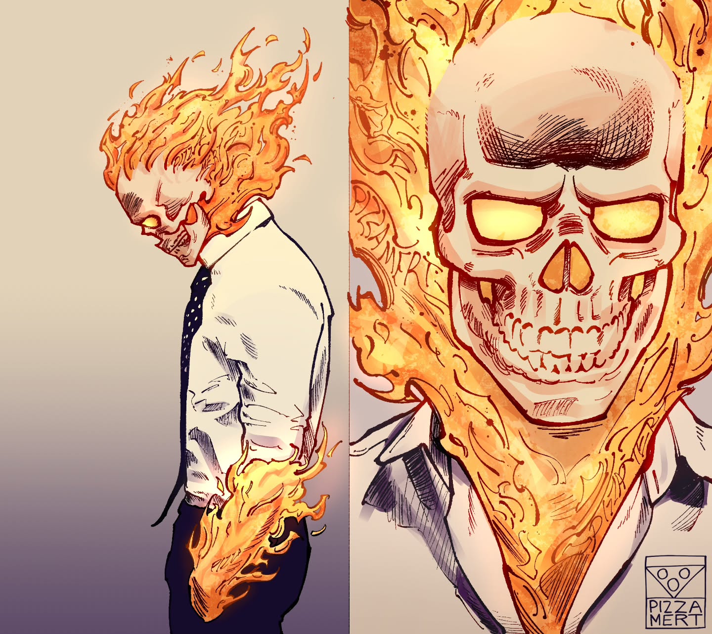 Ryan Gosling as Ghost Rider or whatever

#ryangosling #ghostrider #fanart