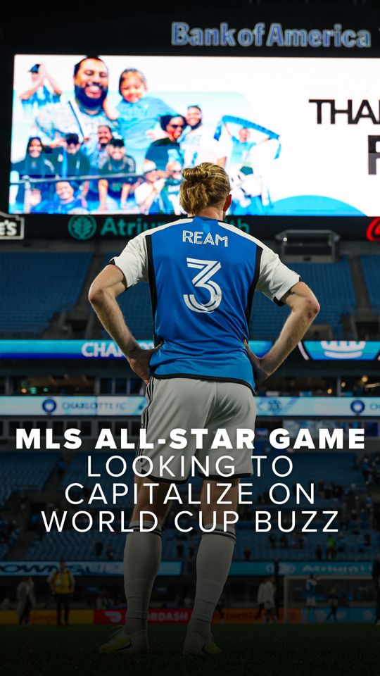 The World Cup may be over, but the spotlight on soccer isn't ⚽
 
With the MLS All-Star Game taking over Charlotte this week, Soccer HOFer Tony Meola explains why this is a major opportunity for both the city and the league to keep the momentum going.
 
Will the World Cup buzz translate over to MLS? 👀